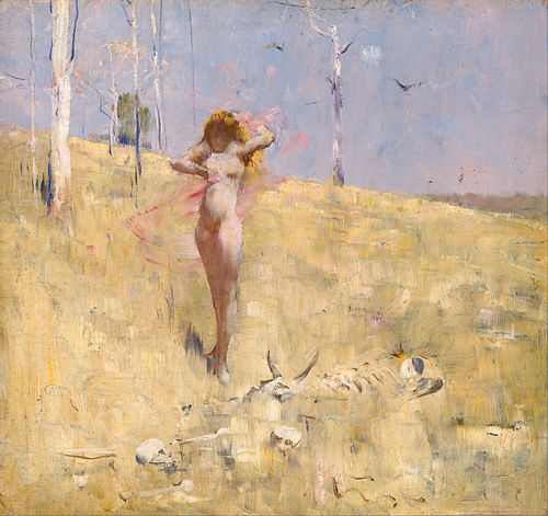 The Spirit of the drought, 1896, Arthur Streeton