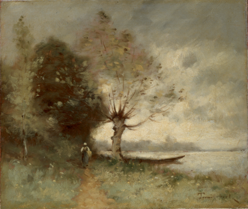 Banque de la Loire près de Chouzé, 1893, Paul Désiré Trouillebert