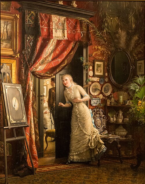 La demande en mariage, 1880, Knut Ekvall