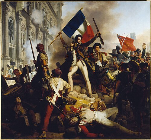 Combat devant l'Hôtel de Ville le 28 juillet 1830, 1833, Jean Victor Schnetz