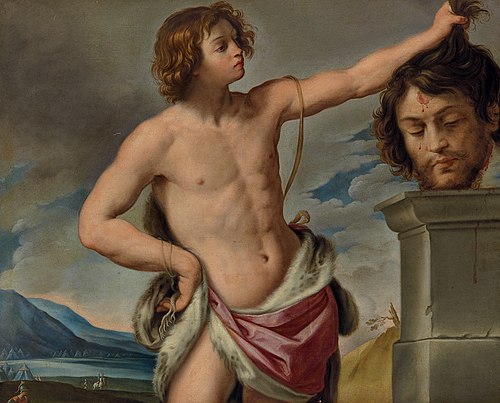 David with the Head of Goliat, 1650, Giovanni Andrea Sirani