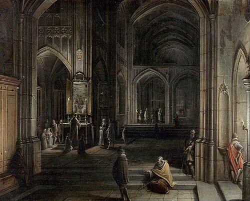 Interior of a Church, 1620, Hendrik van Steenwijk II