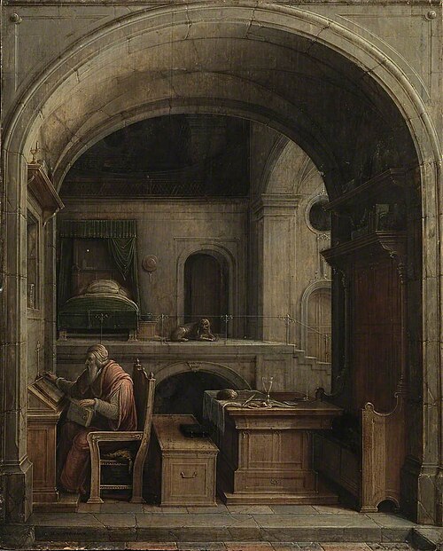 Saint Jerome in His Study, 1624, Hendrik van Steenwijk II