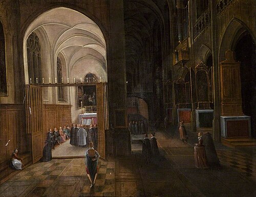 Church Interior, , Hendrik van Steenwijk II