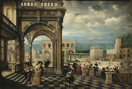 Italian Palace, 1623, Hendrik van Steenwijk II