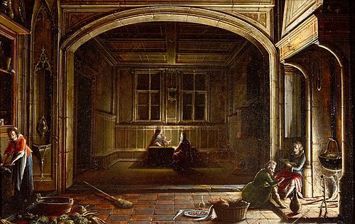 Christ with Nicodemus, 1624, Hendrik van Steenwijk II
