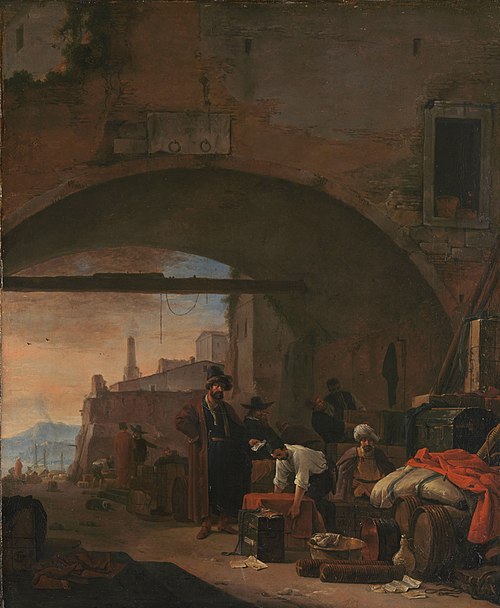 Une cité portuaire du Levant, 1650, Thomas Wyck