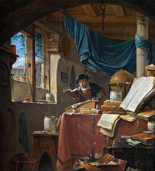 A scholar in his Study, 1660, Thomas Wyck