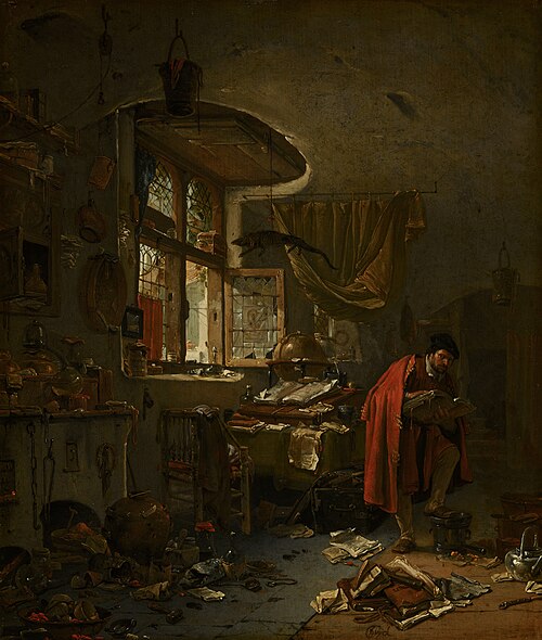 The Alchemist, 1650, Thomas Wyck
