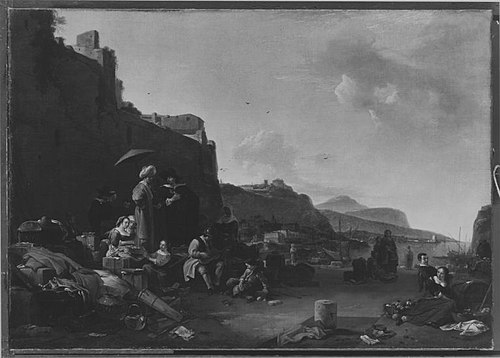 Hafenszene, 1646, Thomas Wyck
