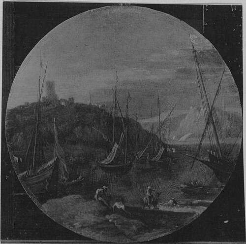 Landschaft mit Bucht, 1646, Thomas Wyck