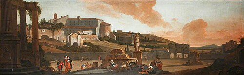 A View of a Forum, 1673, Thomas Wyck