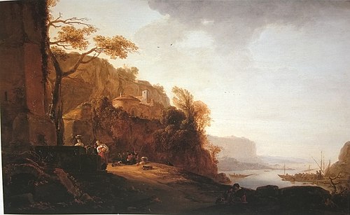 Italian Coastal Landscape, 1640, Thomas Wyck