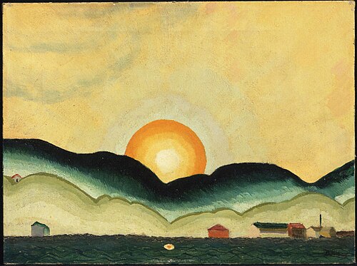 Sunrise, Northport Harbor, 1929, Arthur Dove
