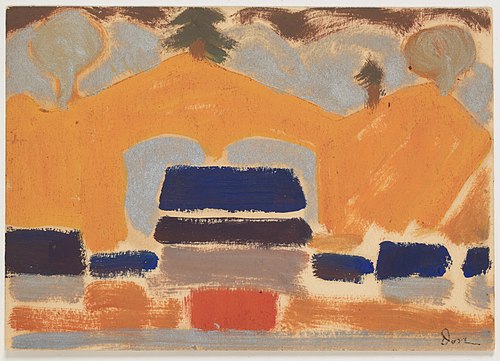 Landscape with Houses, 1930, Arthur Dove