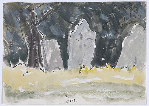 Old Tombstones, 1935, Arthur Dove