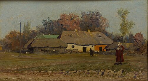 The rural landscape, , Opanas Slastion