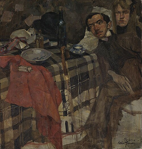 Bildnis des Malers Jules Pascin, 1908, Arthur Grimm