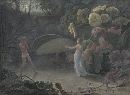 Oberon and Titania, 1837, Francis Danby