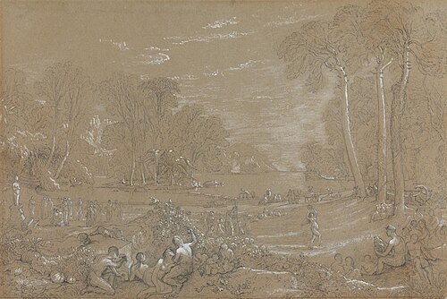 Study for "The Golden Age", 1827, Francis Danby