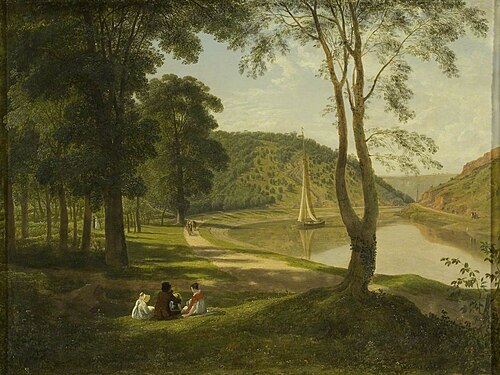 View of the Avon Gorge, 1822, Francis Danby