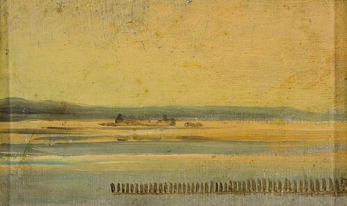 Sunset through Trees, 1855, Francis Danby
