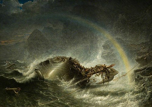 The Shipwreck, 1859, Francis Danby