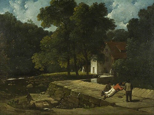 The Snuff Mill, Stapleton, 1822, Francis Danby