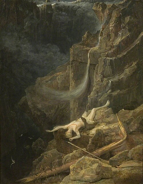 The Precipice, 1827, Francis Danby