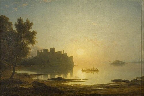 Conway Castle, 1825, Francis Danby