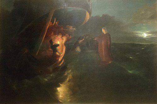 Le Christ marchant sur les eaux, 1826, Francis Danby