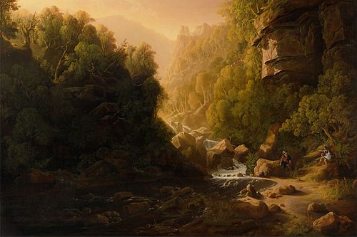The Mountain Torrent, 1825, Francis Danby