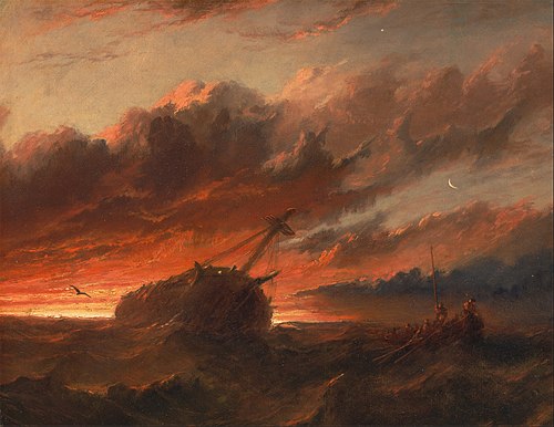 Shipwreck, 1850, Francis Danby
