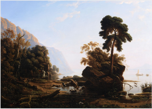 The Stag Hunt, 1836, Francis Danby