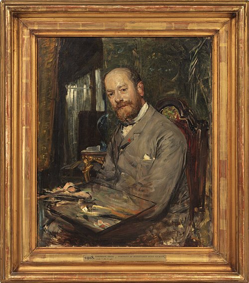 Hugo Salmson, the Artist. Uncompleted, , Ernst Josephson