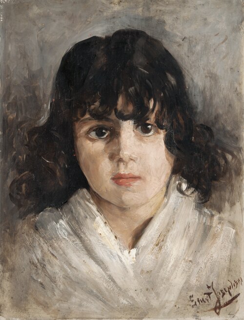Spanish Girl, Study, 1882, Ernst Josephson