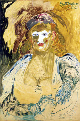 Lady in a Theatre Box, 1893, Ernst Josephson