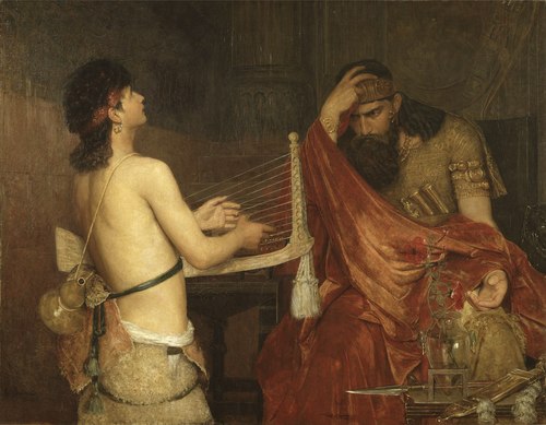 David and Saul, 1878, Ernst Josephson