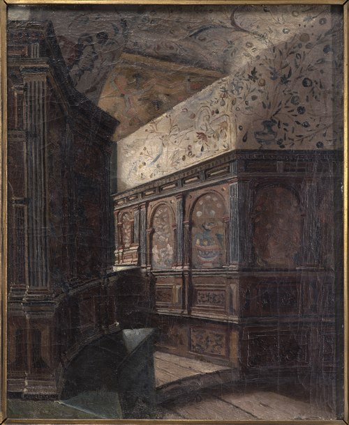 Duke Karl's Tower Chamber at Gripsholm, 1870, Ernst Josephson