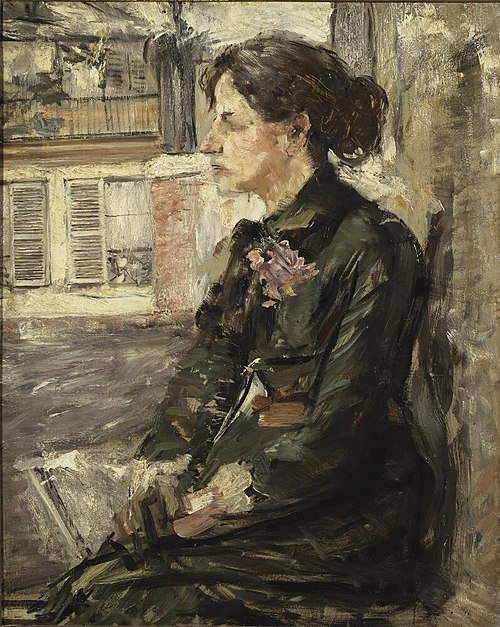 Miss Louise Breslau, the Artist, 1886, Ernst Josephson