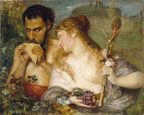 Nymph and Faun, 1878, Ernst Josephson