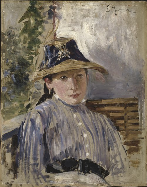 Girl in Blue, 1884, Ernst Josephson