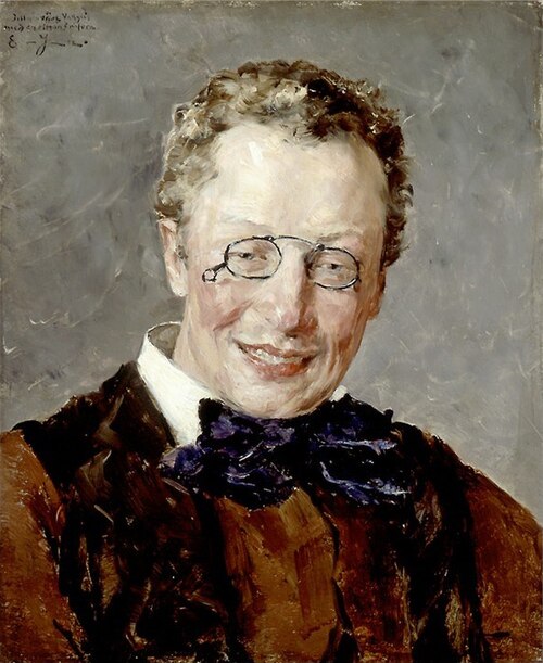 Portrait of Ville Vallgren, 1880, Ernst Josephson