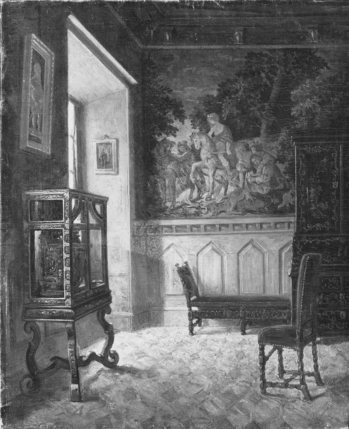 Gripsholms slott, konseljsalen, 1870, Ernst Josephson
