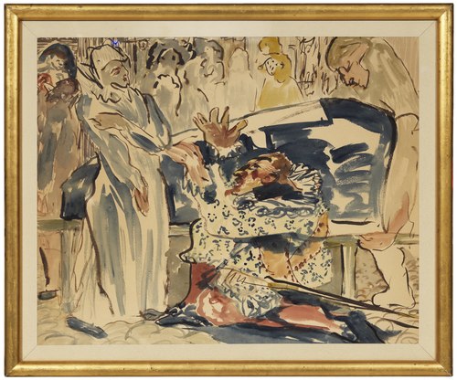 Gloucester and Princess Anne. Scene from Shakespeare's Richard III, , Ernst Josephson