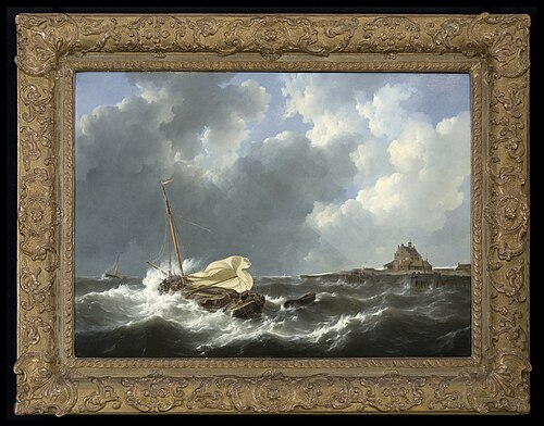 Seascape, 1827, Johannes Christiaan Schotel