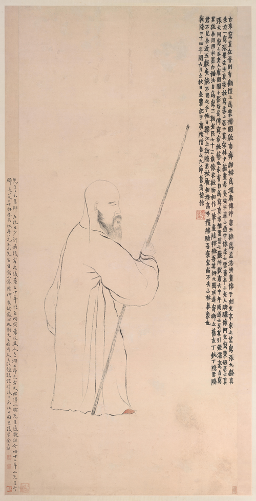 金农自画像轴, , Jin Nong