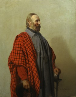 Portrait of Garibaldi, 1866, Eleuterio Pagliano
