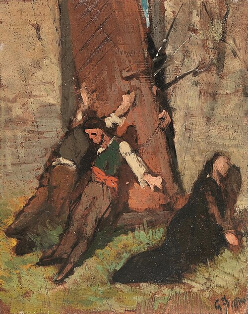 The conspiracy of Tuscan patriots, 1853, Giovanni Fattori