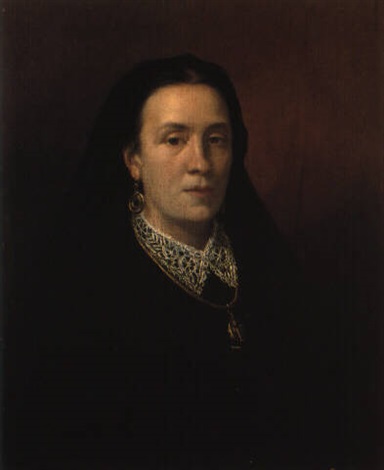 Portrait of a lady, 1856, Giovanni Fattori